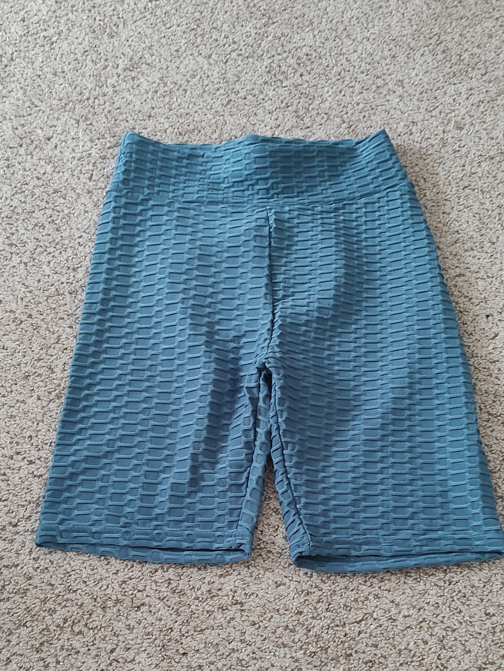 Women's Forever 21 Textured Mid-Thigh Bike Shorts